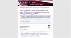 Desktop Screenshot of icoder.com