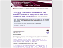 Tablet Screenshot of icoder.com
